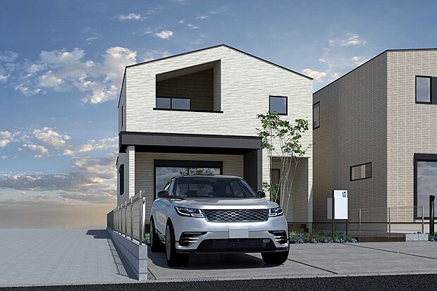 【■CGイメージパース/1号地外観パース■】（建物未完成のためイメージパースです）