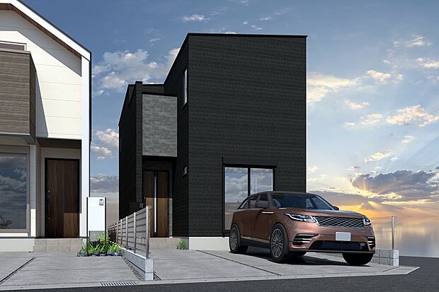 【■CGイメージパース/1号地外観パース■】（建物未完成のためイメージパースです）