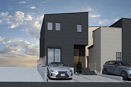 ■CGイメージパース／3号地外観パース■