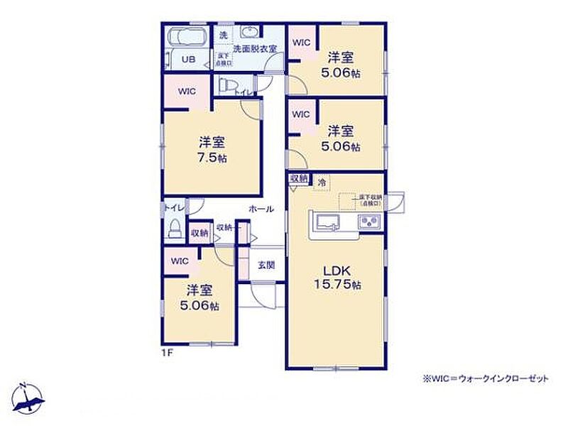 1号棟間取図