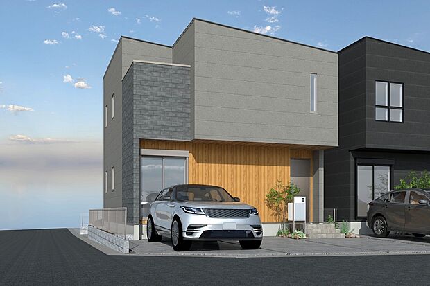 【■CGイメージパース/3号地外観パース■】(建物未完成のためイメージパースです)