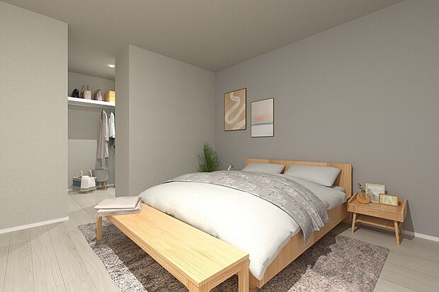 【■CGイメージパース/3号地内観パース■】(建物未完成のためイメージパースです)