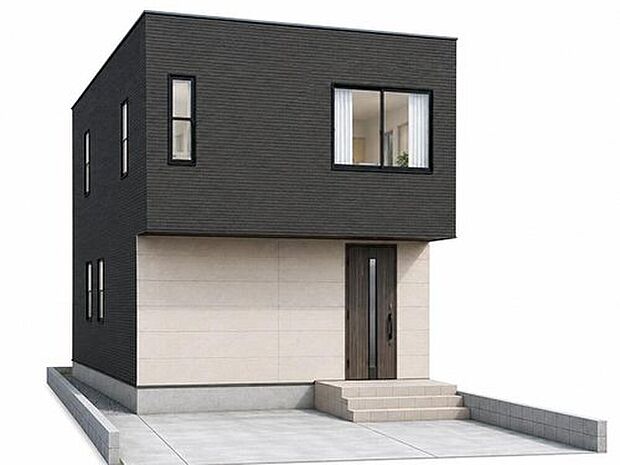 【外観イメージパース(1号地)】建物価格1850万円、建物面積99.38m2