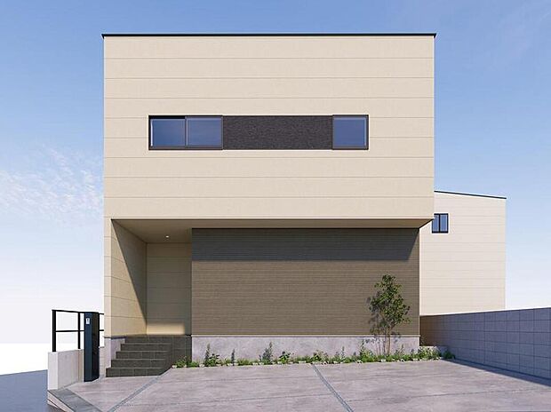 完成予想図(外観) 2号地
リビングに吹き抜けのある家