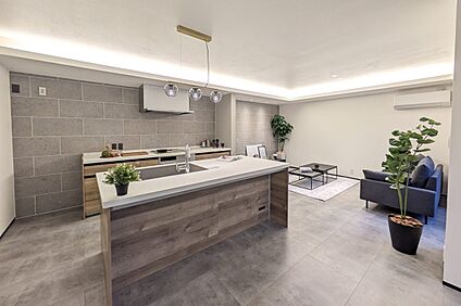 【1号地：キッチン】