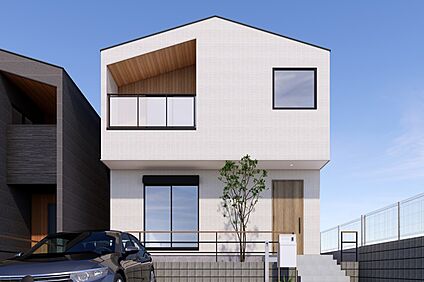 【1号地外観イメージパース】