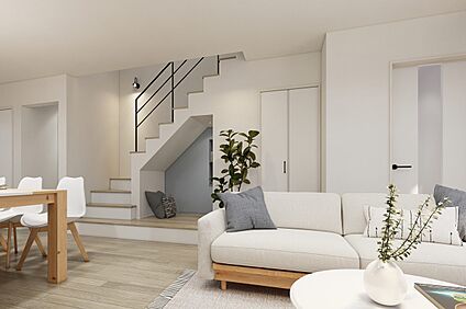 2号地内観イメージパース：リビング