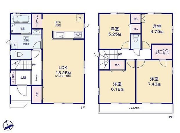 (B号棟)、価格3990万円、4LDK、土地面積107.39m2、建物面積98.54m2