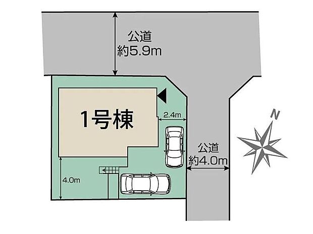 ≪全体区画図≫
◎陽当たり・風通しに恵まれた角地の立地♪
◎カースペース2台可能♪
◎長く安心して暮らせる【長期優良認定住宅】
◎防犯性が高まるTVモニター付きインターホン付♪