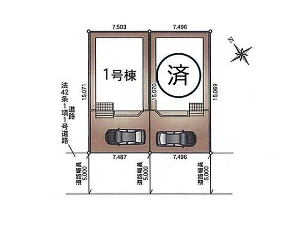 ≪全体区画図≫
小学校まで徒歩5分♪低学年のお子様も無理なく通える嬉しい通学距離♪ぜひお気軽にお問い合わせください♪