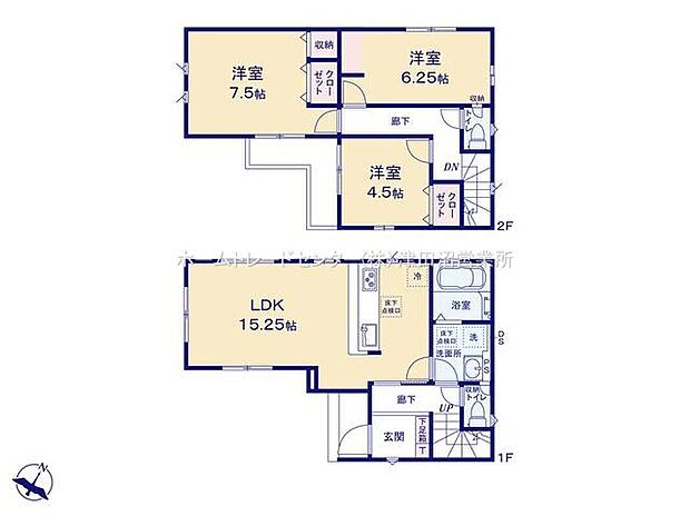 各居室に収納を完備しております。収納が豊富な住宅は居室空間がしっかりと使えるので暮らしやすさが断然に上がります。荷物を気にすることなく家具の配置をお好み通りにできるのも大きな魅力です。