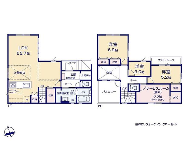 (1号棟)、価格3998万円、3LDK+S、土地面積141.44m2、建物面積105.16m2
