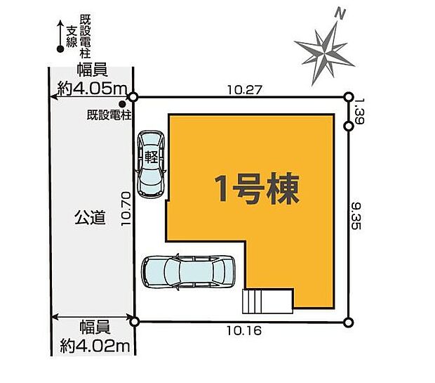 ≪全体区画図≫
落ち着いた街並みが広がる閑静な住宅街に立地。カースペースは車種により2台分♪ぜひお気軽にお問い合わせください♪