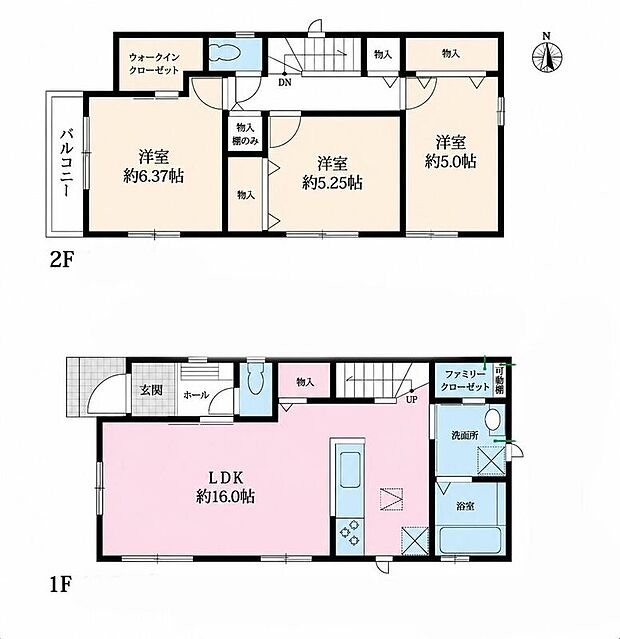 (A号棟)、価格3890万円、3LDK、土地面積87.78m2、建物面積85.08m2