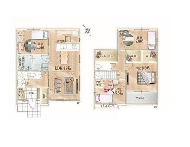 【4LDK】KEIAI LIGARE 習志野市袖ケ浦11期 1号棟