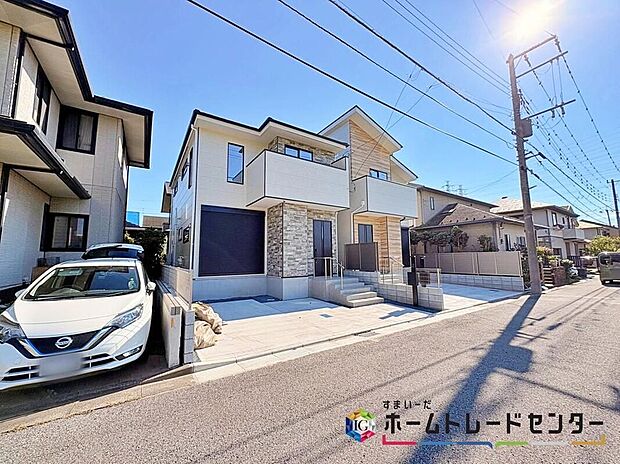 【現地外観写真】閑静な住宅地で子育て家族にピッタリ。毎日のお散歩も快適な緑に恵まれたエリアで、自然に包まれた穏やかな暮らしを実現するための、ゆとりある住環境が整っています。緑の潤いを感じながらホッと生活できそう。