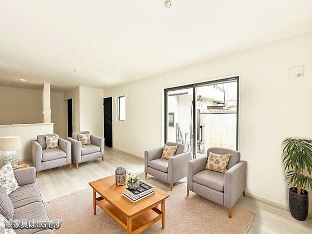 ■くつろぎと笑顔が集まる、心温まるリビング