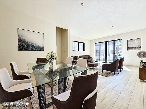 ■くつろぎと笑顔が集まる、心温まるリビング