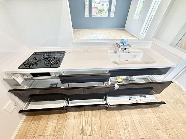 2号棟 ■シンプルで機能的、毎日使いやすいキッチン
