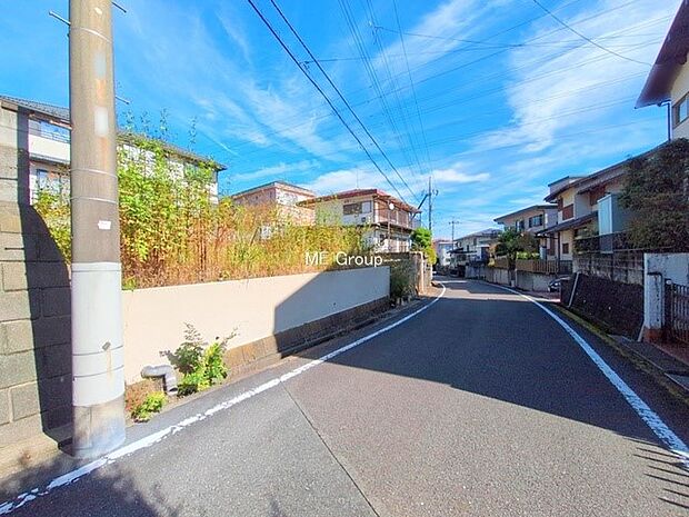 【前面道路含む現地写真】■新しい住まい、街の新しい風景