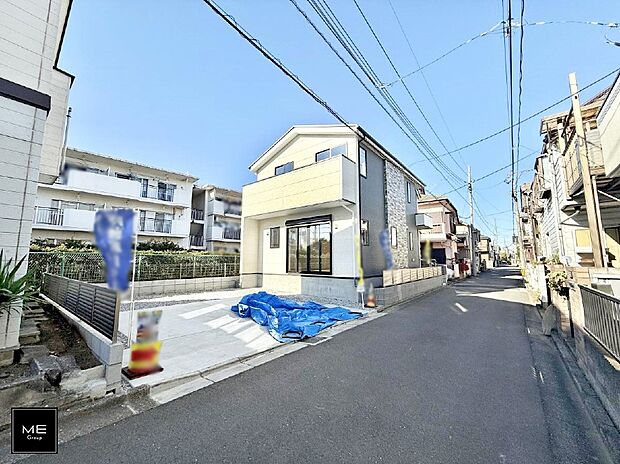 【前面道路含む現地写真】■新しい住まい、街の新しい風景
