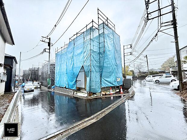 【前面道路含む現地写真】■新しい住まい、街の新しい風景