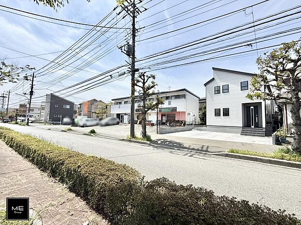 【前面道路含む現地写真】■新しい住まい、街の新しい風景