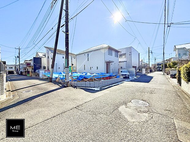 【前面道路含む現地写真】■新しい住まい、街の新しい風景