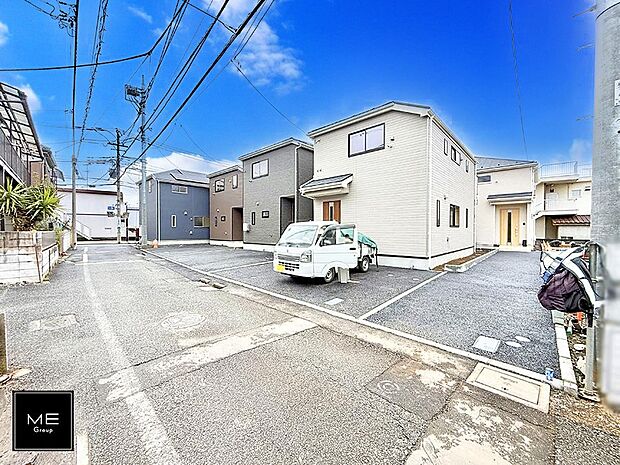 【前面道路含む現地写真】■新しい住まい、街の新しい風景