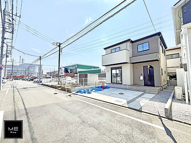 【前面道路含む現地写真】■新しい住まい、街の新しい風景
