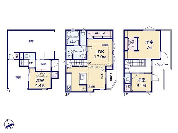【3LDK】B号棟