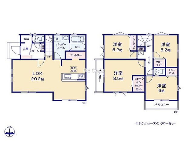 【4LDK】2号棟