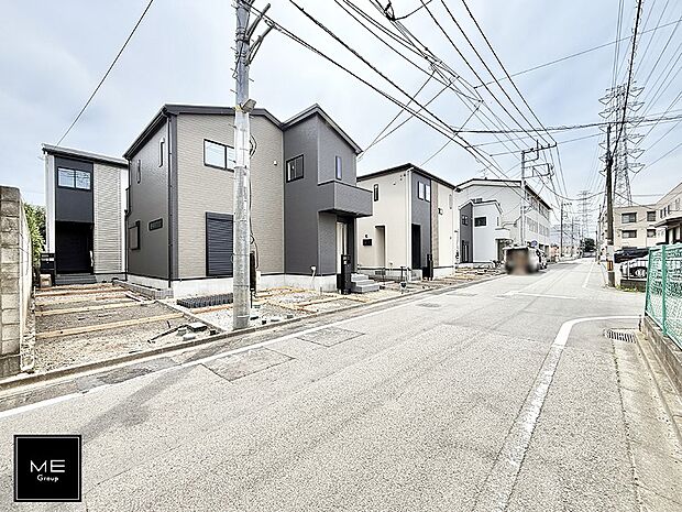 【前面道路含む現地写真】■新しい住まい、街の新しい風景