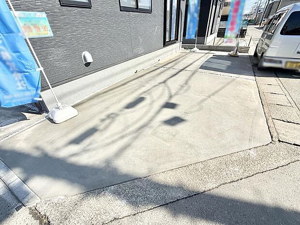 【駐車場】1号棟  ■自宅にカースペースがあると助かります
