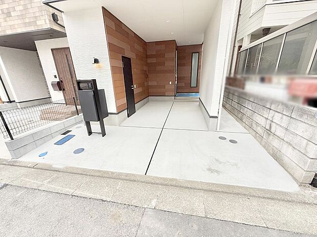 【駐車場】1号棟  ■自宅にカースペースがあると助かります