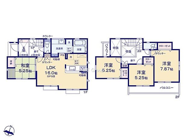 【4LDK】1号棟  