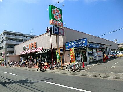 ライフ高津新作店 500m(7分)