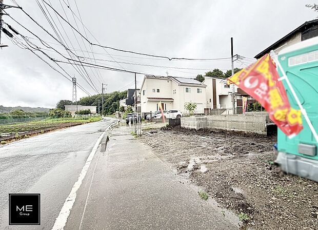 【前面道路含む現地写真】■新しい住まい、街の新しい風景