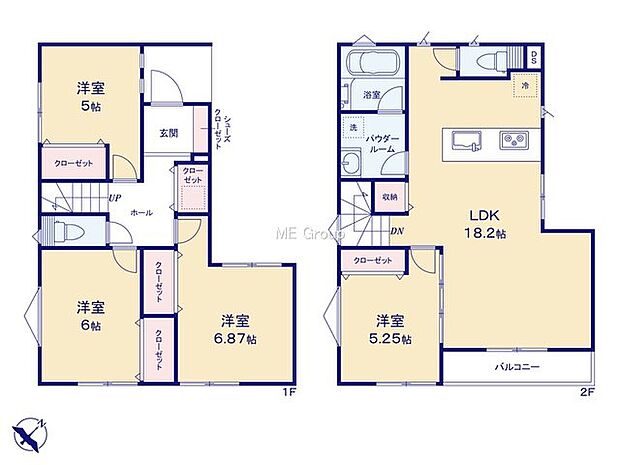 【4LDK】1号棟