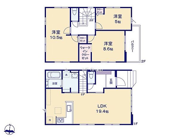 【3LDK】2号棟  