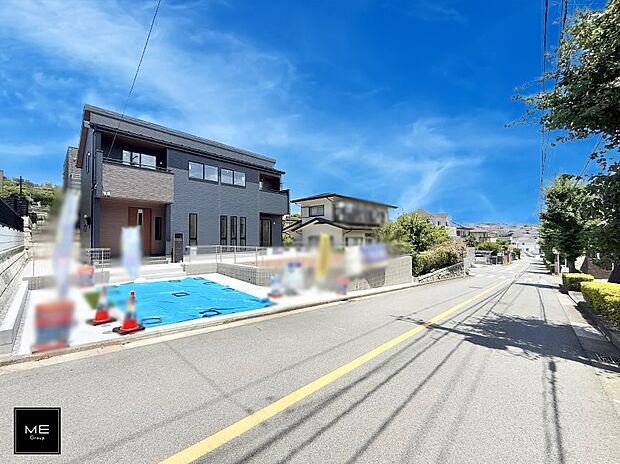 【前面道路含む現地写真】■優雅なラインが、毎日を引き立てます