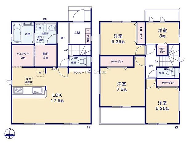 【4LDK+S】1号棟