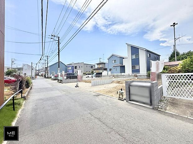 【前面道路含む現地写真】■新しい住まい、街の新しい風景