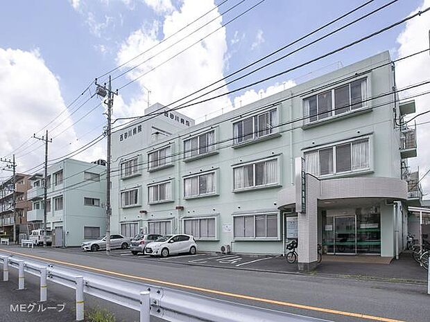 西砂川病院(約560m・徒歩7分)