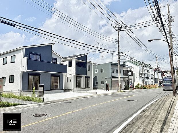 【前面道路含む現地写真】■新しい時代の息吹を感じる、心地よい環境