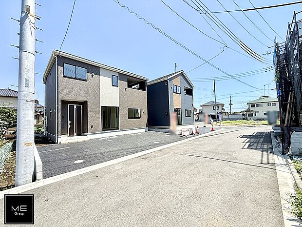【前面道路含む現地写真】■新しい住まい、街の新しい風景