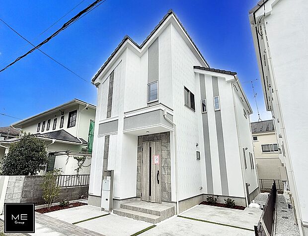 【現地外観写真】1号棟 ■家族みんなが笑顔で過ごせる、安心感のある住まい