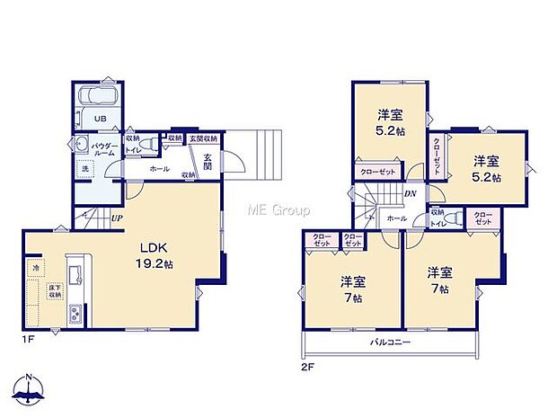 【4LDK】2号棟