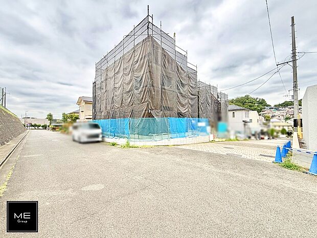 【前面道路含む現地写真】■新しい住まい、街の新しい風景