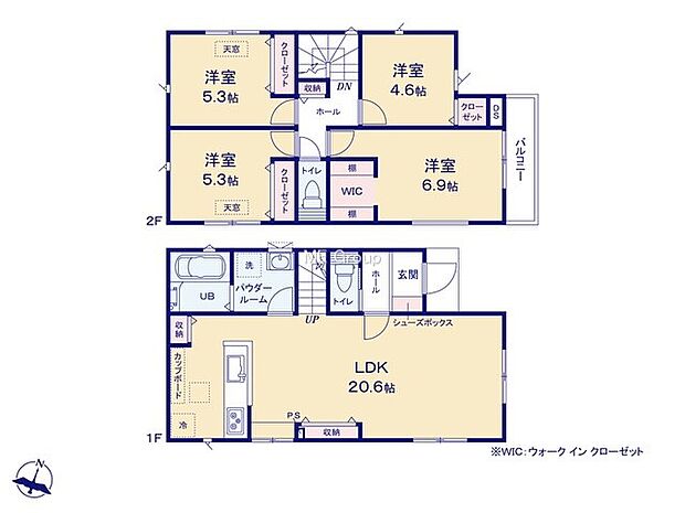 【4LDK】2号棟  